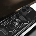 Kryt Hurtel HYBRID ARMOR Camshield iPhone 17 – černý