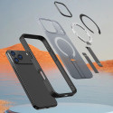 Kryt Hurtel Hybrid Armor X pro iPhone 17 Pro - černá