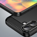 Kryt Hurtel Carbon Case pro iPhone 17 - černý