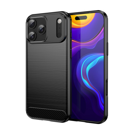 Kryt Hurtel Carbon Case pro iPhone 17 Pro Max - black