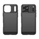 Kryt Hurtel Carbon Case pro iPhone 17 Pro Max - black