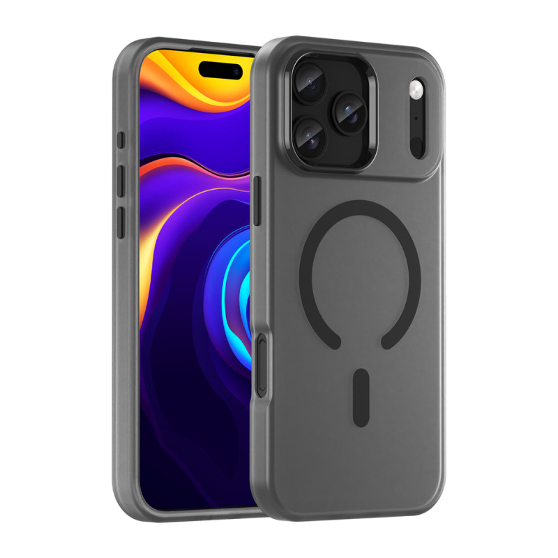 Kryt Hurtel MAGNETIC ABRASIVE pro iPhone 17 Pro - matná černá