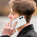 Kryt Hurtel Magnetic Abrasive pro iPhone 17 – matná bílá