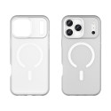 Kryt Hurtel MAGNETIC ABRASIVE pro iPhone 17 Pro - matná bílá