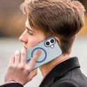 Kryt Hurtel Magnetic Abrasive iPhone 17 – matově modrý