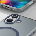 Kryt Hurtel Magnetic Abrasive iPhone 17 – matově modrý