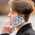 Kryt Hurtel Magnetic Abrasive pro iPhone 17 Pro - matně modrý
