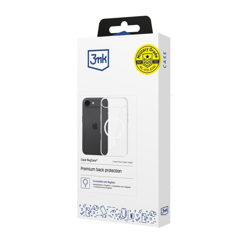 Kryt 3mk PROTECTION Clear MagCase pro iPhone 17 Air - transparent