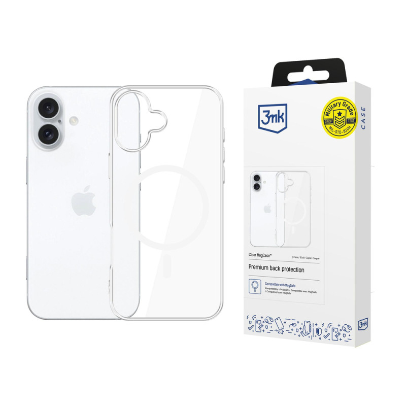 Kryt 3mk Clear MagCase pro iPhone 17 - transparent