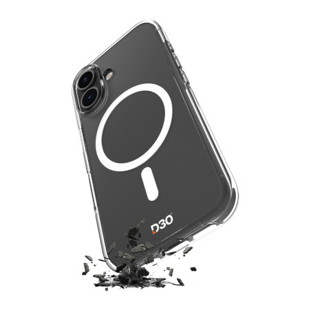 Kryt Puro Impact Clear D3O pro iPhone 17 - transparentní
