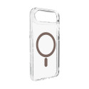 Kryt Puro Lite Mag pro iPhone 17 Air - transparent hnědý kroužek