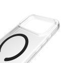 Kryt Puro Lite Mag TPU+PC pro iPhone 17 Pro - transparentní