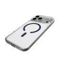 Kryt Puro Lite Mag pro iPhone 17 Pro – transparentní modrý krouže