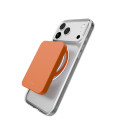 Kryt Puro Lite Mag pro iPhone 17 Pro – transparentní s oranžovým