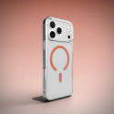 Kryt Puro Lite Mag pro iPhone 17 Pro – transparentní s oranžovým