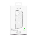 Kryt Puro Lite Mag pro iPhone 17 - transparentní/bílý kroužek