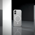 Kryt Puro Lite Mag pro iPhone 17 - transparentní/bílý kroužek