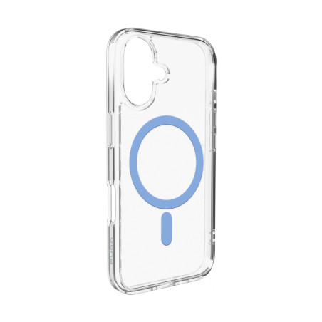 Kryt Puro Lite Mag pro iPhone 17 – transparentní s modrým kroužke
