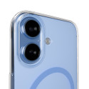 Kryt Puro Lite Mag pro iPhone 17 – transparentní s modrým kroužke