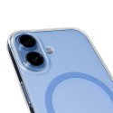 Kryt Puro Lite Mag pro iPhone 17 – transparentní s modrým kroužke