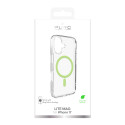Kryt Puro Lite Mag iPhone 17 – transparent se zeleným kroužkem