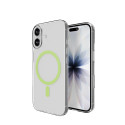 Kryt Puro Lite Mag iPhone 17 – transparent se zeleným kroužkem