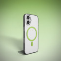Kryt Puro Lite Mag iPhone 17 – transparent se zeleným kroužkem