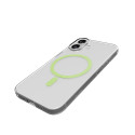 Kryt Puro Lite Mag iPhone 17 – transparent se zeleným kroužkem