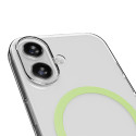 Kryt Puro Lite Mag iPhone 17 – transparent se zeleným kroužkem