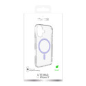 Kryt Puro Lite Mag TPU+PC pro iPhone 17 – transparent/růžový