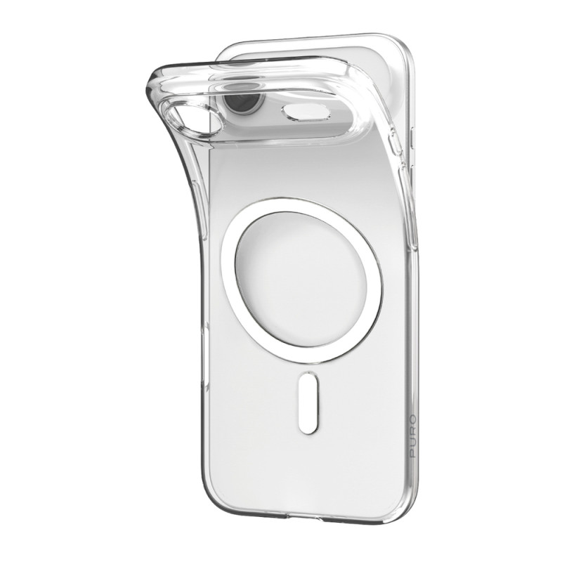 Kryt Puro 0.3 MAG Ultra-SLIM TPU pro iPhone 17 Air - transparentní