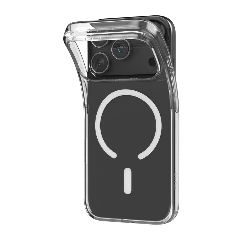 Kryt Puro 0.3 MAG ULTRA-SLIM TPU pro iPhone 17 Pro - transparentní