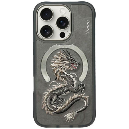 Kryt Nimmy MagSafe pro iPhone 16 Pro - šedý