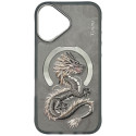 Kryt Nimmy NIMMY DRAGON pro iPhone 16 - šedý