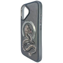 Kryt Nimmy NIMMY DRAGON pro iPhone 16 - šedý