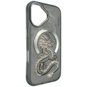 Kryt Nimmy NIMMY DRAGON pro iPhone 16 - šedý