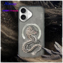 Kryt Nimmy NIMMY DRAGON pro iPhone 16 - šedý