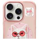 Kryt Nimmy COOL CAT MagSafe pro iPhone 16 Pro Max - pink