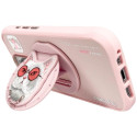 Kryt Nimmy COOL CAT MagSafe pro iPhone 16 Pro Max - pink