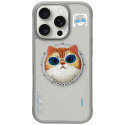 Kryt Nimmy COOL CAT MagSafe pro iPhone 16 Pro Max - šedá