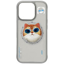 Kryt Nimmy COOL CAT MagSafe pro iPhone 16 Pro Max - šedá