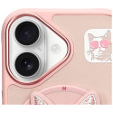 Kryt Nimmy COOL CAT pro iPhone 16 - růžový