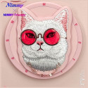 Kryt Nimmy COOL CAT pro iPhone 16 - růžový