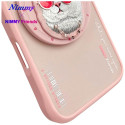 Kryt Nimmy COOL CAT pro iPhone 16 - růžový