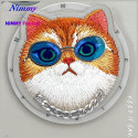 Kryt Nimmy COOL CAT pro iPhone 16 - šedý