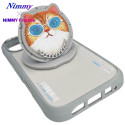 Kryt Nimmy COOL CAT pro iPhone 16 - šedý