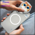 Kryt Nimmy COOL CAT pro iPhone 16 - šedý