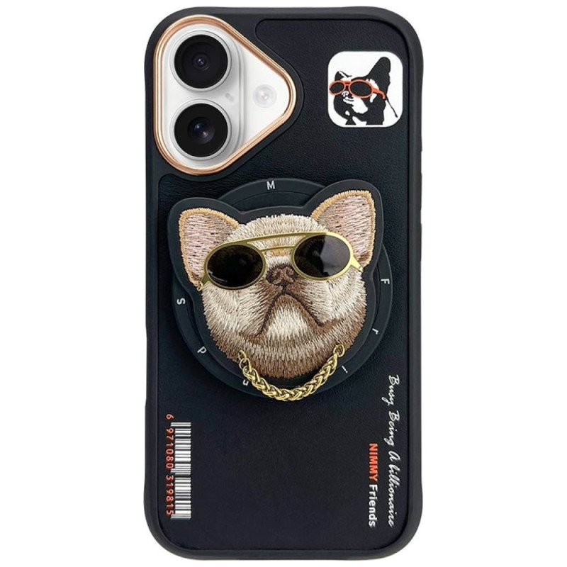 Kryt Nimmy COOL GLASSES pro iPhone 16 - black
