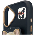 Kryt Nimmy COOL GLASSES pro iPhone 16 - black