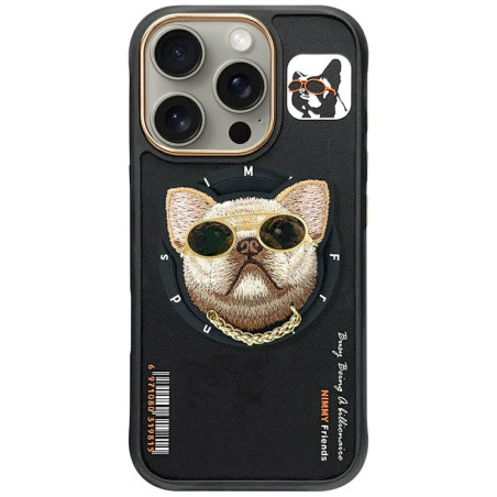 Kryt Nimmy NIMMY Glasses Cool iPhone 16 Pro Max černá